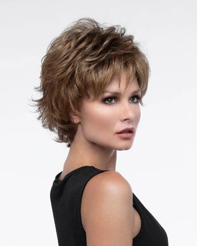 Bob wig with side - swept bangs for a sophisticated lookPT Alyssa Wig by Envy | Synthetic (Open Top)