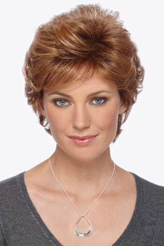 Layered bob wig to add volume and dimensionRebecca Wig by Estetica Designs | Synthetic (Traditional Cap)