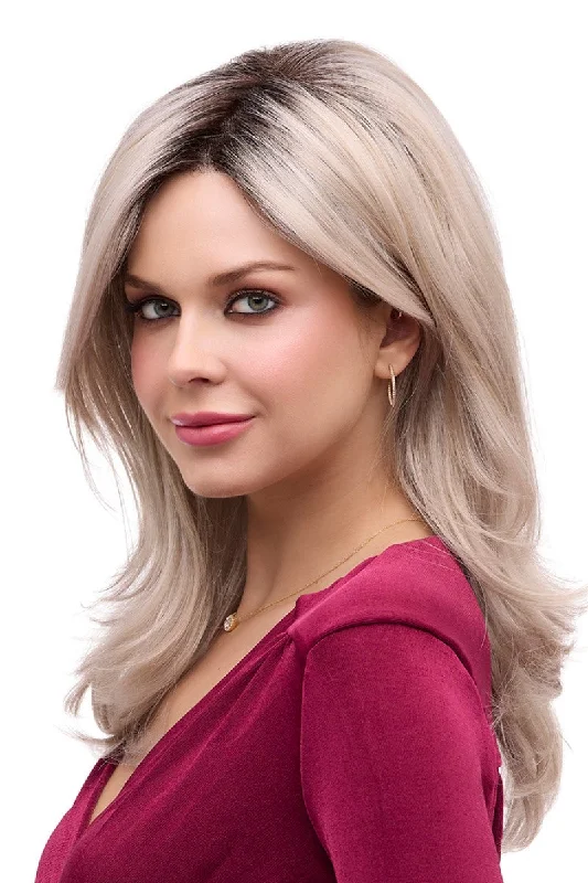 Lace wig with a side - part for a more flattering lookSale - Envy Wigs - Bobbi - Color: Sahara Blonde