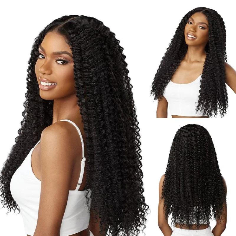 Lace wig with a honey - blonde color for a warm and sunny appearanceSensationnel Butta HD Lace Front Wig - W&W Water Wave 26"