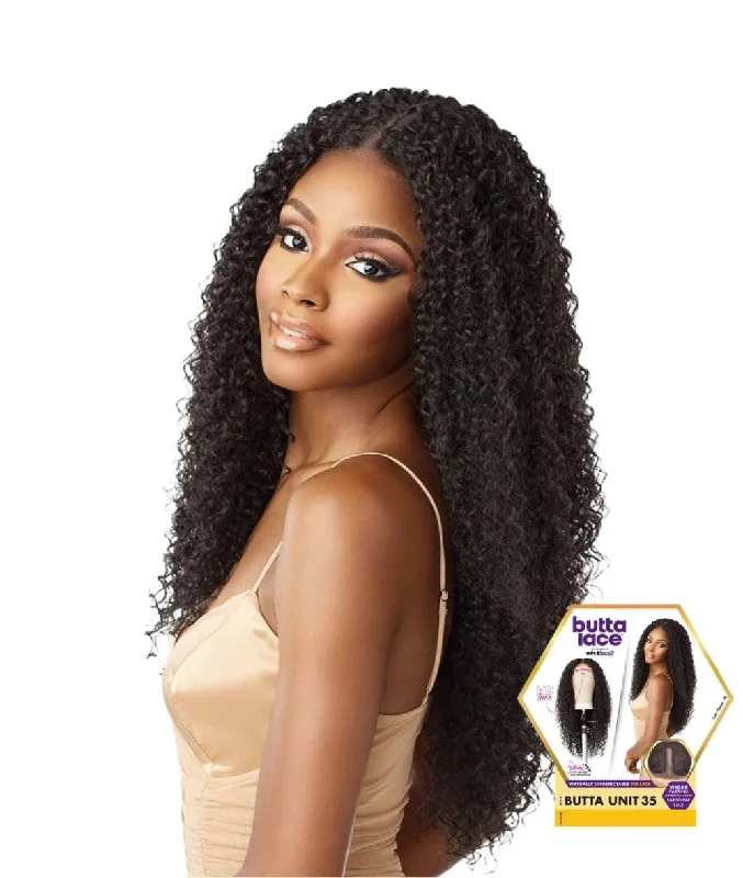 Lace wig with a pre - plucked hairline for a more natural lookSensationnel Butta Lace Wig- Unit35