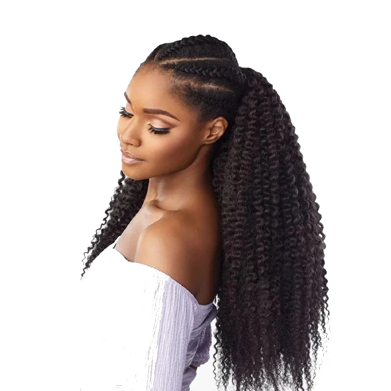 Long - length braided wigs for a glamorous and voluminous styleSENSATIONNEL LULUTRESS 3X 20" DRIP CURL