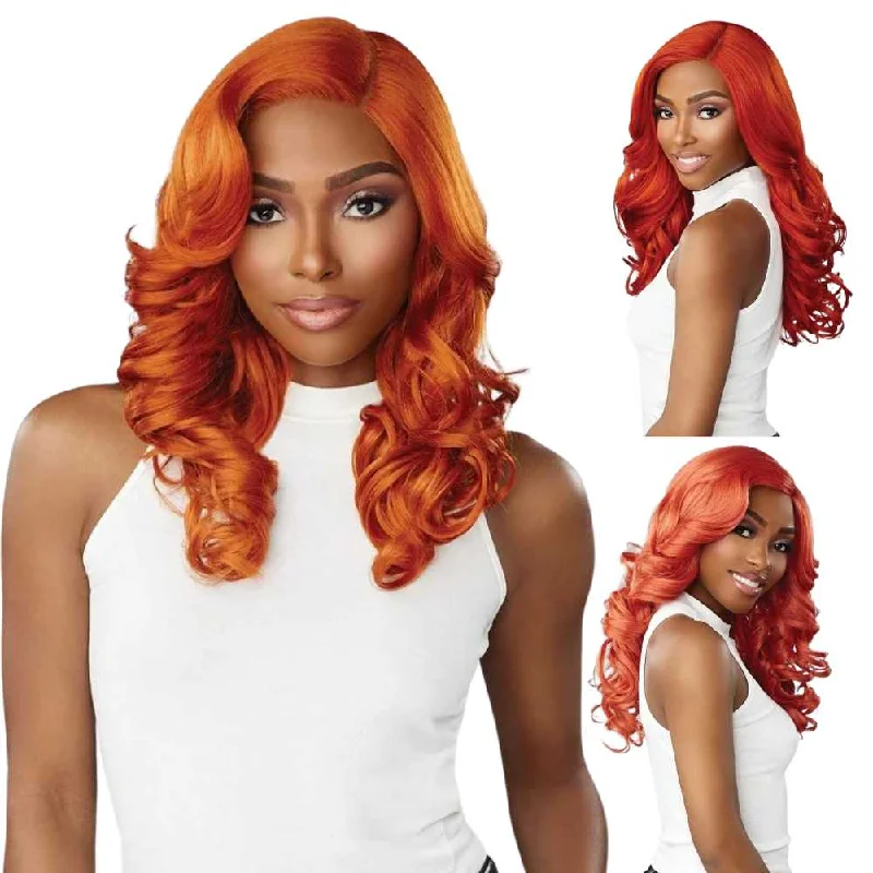 Lace wig with a 13x4 lace frontal for a wide - parting areaSensationnel Shear Muse Spice Krush Lace Front Wig - Shayla