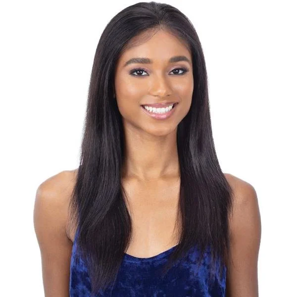 Lace wig in a chocolate - brown color for a rich and warm appearanceSHAKE N GO HD 13"X4" STRAIGHT 22" GIRLFRIEND LACE FRONTAL [SWQR22X]