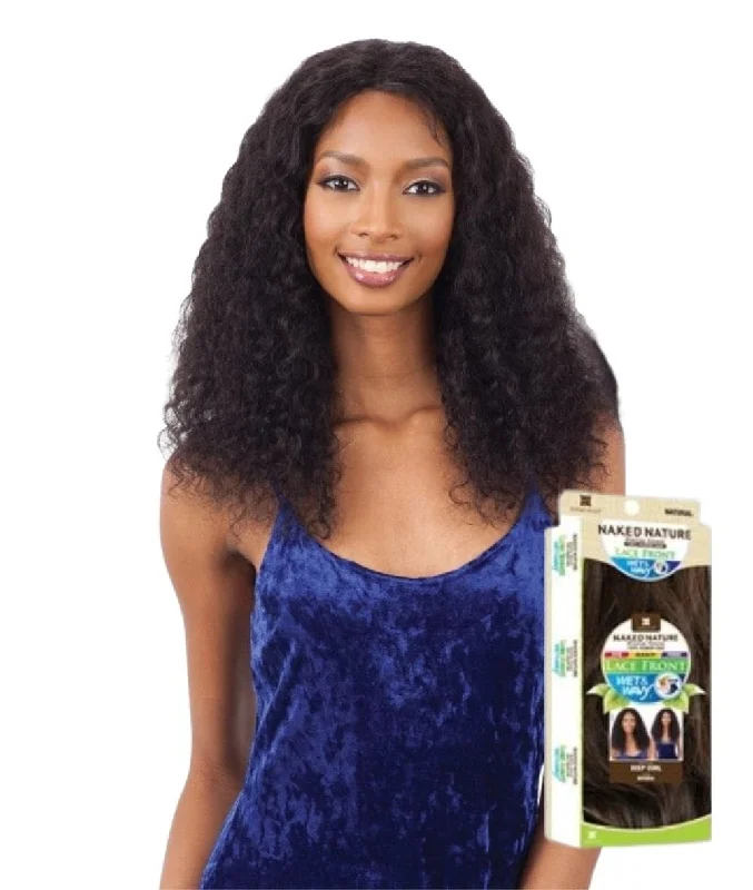 Lace wig with a curly texture for a bold and stylish choiceShake-N-Go Naked Nature Wet&Wavy Lace Front Wig - Deep Curl