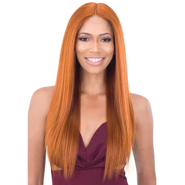 Lace wig with a natural - looking root for a more realistic lookSHAKE N GO ORGANIQUE LACE FRONT WIG LIGHT YAKY STRAIGHT 24" [W0Y24]