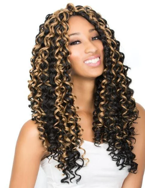 Child - friendly braided wigs with a soft and gentle feelSYN NAT DEEP TWIST #4