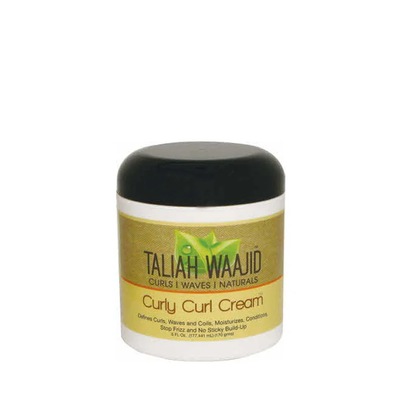 Full - lace wig with a natural - looking hairline for a seamless appearanceTALIAH WAAJID CURLS WAVES NATURALS Curly Curl Cream 6oz