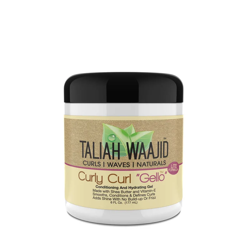 Synthetic lace wig with a heat - resistant formulaTALIAH WAAJID CURLS WAVES NATURALS Curly Curl "Gello" [Lite Formula] 6Oz