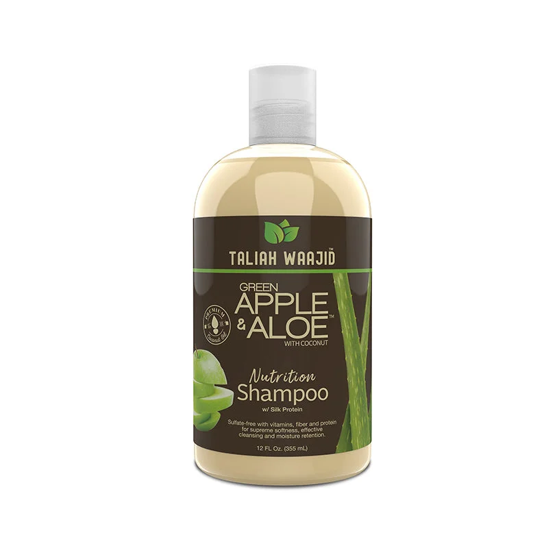 Full - lace wig with a natural - looking hairline for a seamless appearanceTALIAH WAAJID GREEN APPLE & ALOE NUTRITION Shampoo 12oz