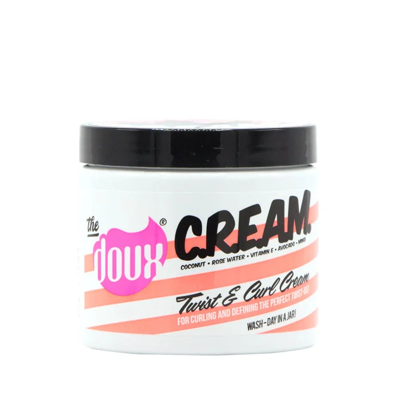 Lace wig with a silk - base cap for a comfortable and smooth feelTHE DOUX C.R.E.A.M. Twist&Curl Cream 16oz