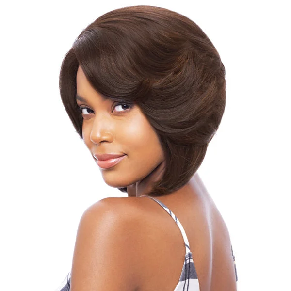 Lace wig with a side - swept bang for a sophisticated lookVANESSA SYNTHETIC TOP SUPER V-LINE C-SIDE LACE PART WIG TOPS VC LYDIAN [TOPS VC LYDIAN]