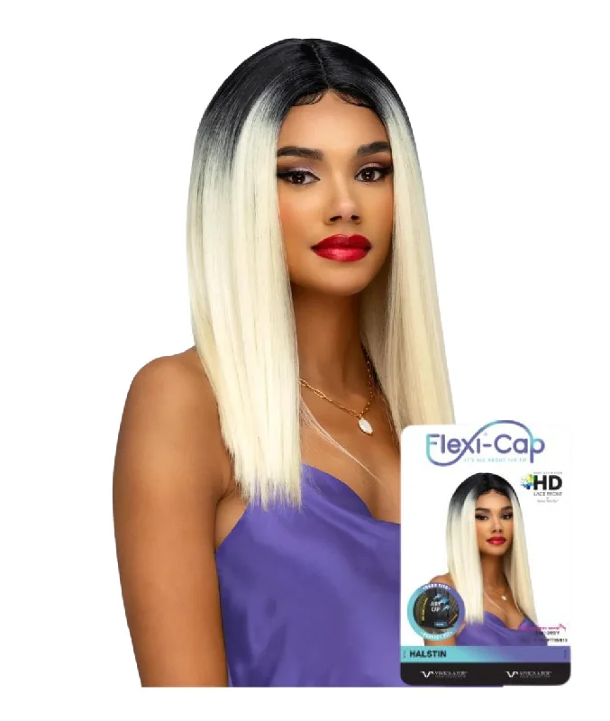 Lace wig with a 200 - density for a full and thick appearanceVivica A Fox Flexi-Cap Layered Wig -Halstin