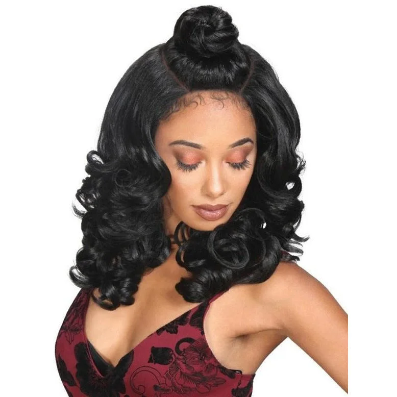 Human - hair lace wig for a luxurious and natural feelZury Sis Beyond Moon Part Synthetic Lace Front Wig – Kenzie