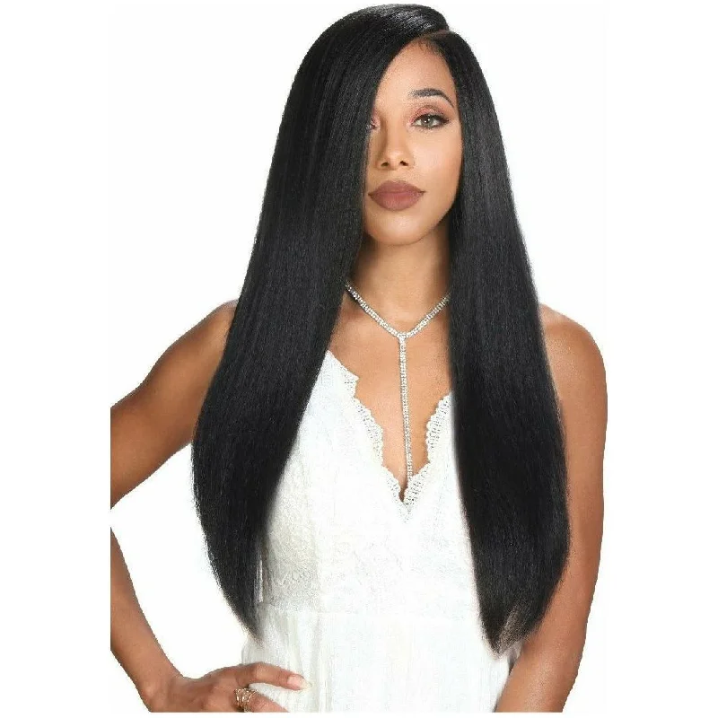 Lace wig with a natural - looking root for a more realistic lookZury Sis Beyond Moon Part Synthetic Lace Front Wig – Kitty (SOMBRE 27/613 only)