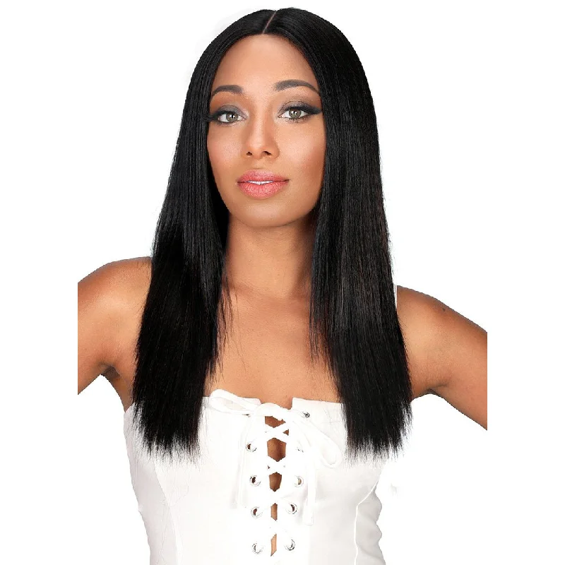 Lace wig with a middle - part for a classic and elegant styleZury Sis Dream Synthetic Lace Front Wig - Polo