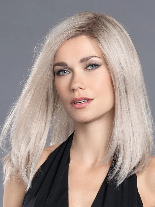 Long - length wig with a silk - base cap for a comfortable and smooth feelTaste | Human Hair/Synthetic Blend Lace Front (Mono Part) Wig by Ellen Wille