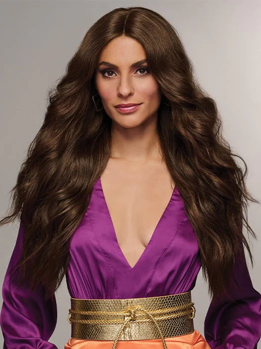 Long - length wig with a side - part for a more flattering lookThrill Seeker | Heat Friendly Synthetic Lace Front (Mono Part) Wig by Hairdo