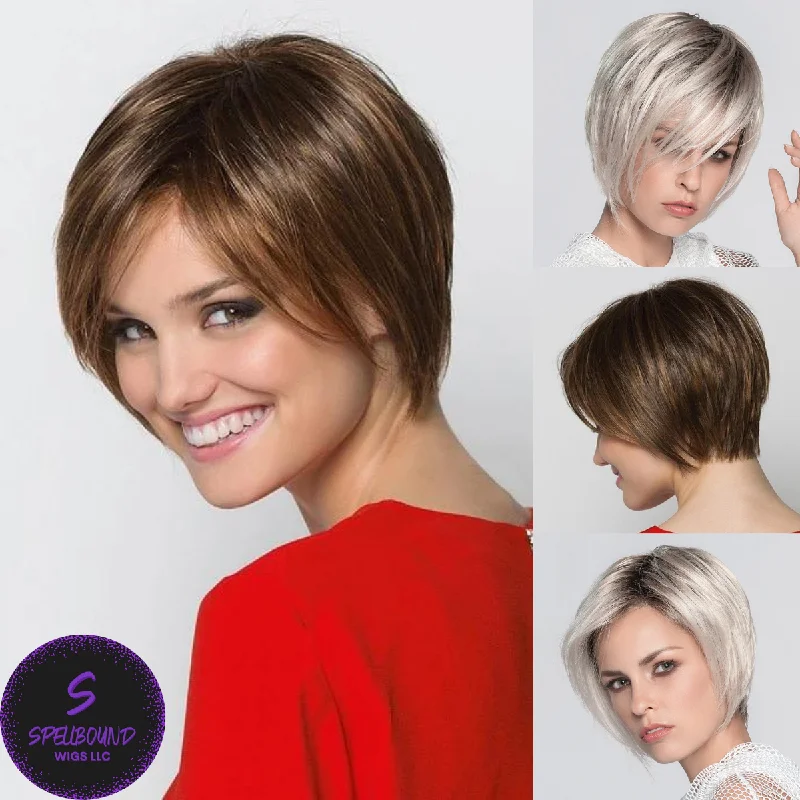 Long - length wig with a wispy fringe for a soft and feminine lookJava - Perucci Collection by Ellen Wille