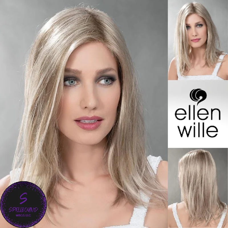 Long - length wig with a middle - part for a classic and elegant styleLevel -Elements Collection by Ellen Wille