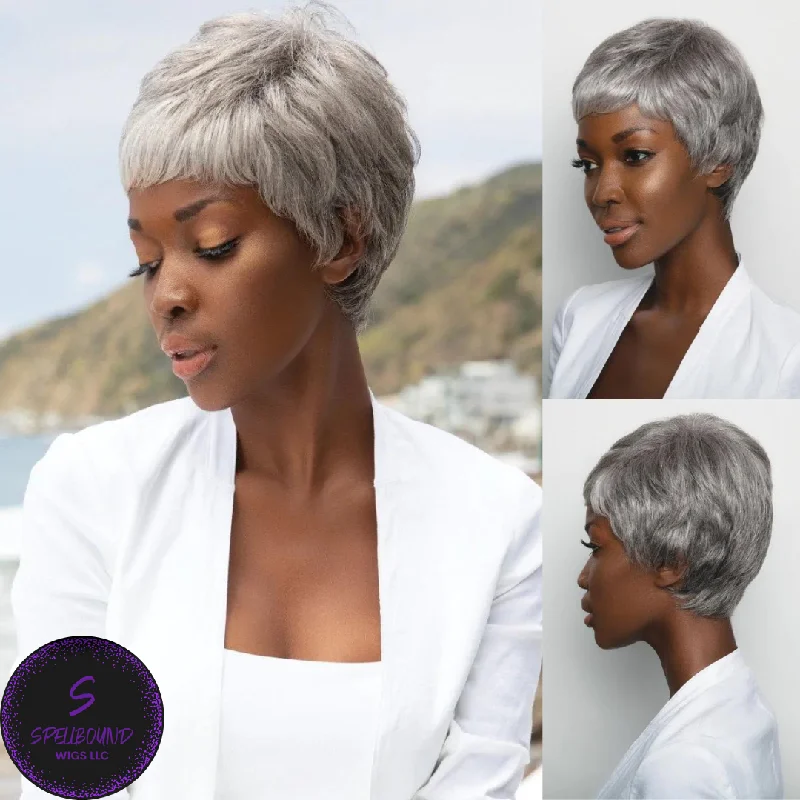 Long - length wig with a platinum - blonde color for a bold and trendy lookGabby - Alexander Couture Collection by Rene of Paris