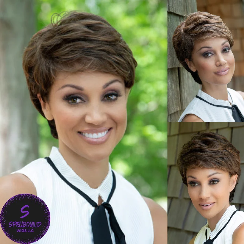 Long - length wig with a straight texture for a sleek and glamorous lookHeather - EnvyHair Collection