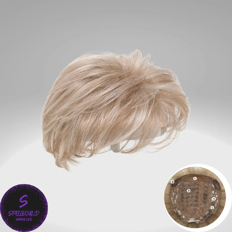 Long - length wig with a curly texture for a bold and stylish choiceLayered Topper - Synthetic Topper Collection by Envy