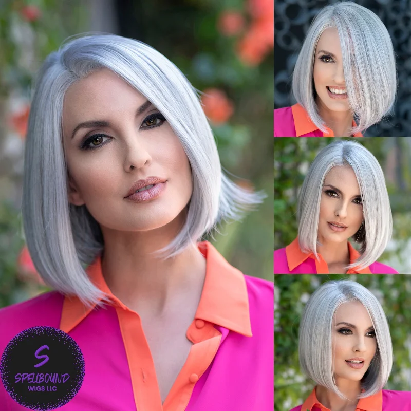 Synthetic long - length wig with a natural - looking textureLondon - Synthetic Wig Collection by Envy