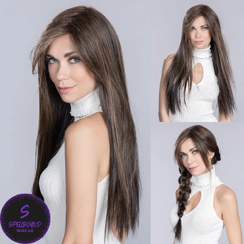 Long - length wig with a middle - part for a classic and elegant styleLook - High Power Collection by Ellen Wille