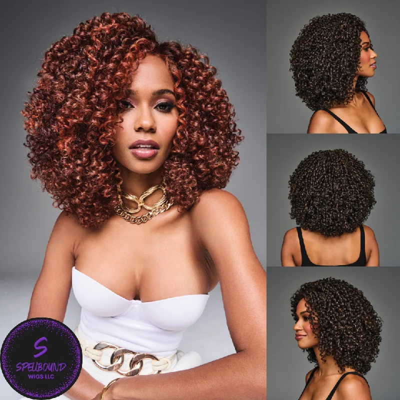 Long - length wig with a straight texture for a sleek and glamorous lookMakayla - Kim Kimble Hair Collection