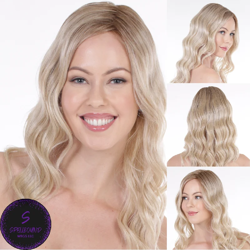 Long - length wig with a pre - bleached knot for a natural - looking scalpMaxwella 18 in Cookies 'n Cream Blonde - Café Collection by BelleTress ***CLEARANCE***