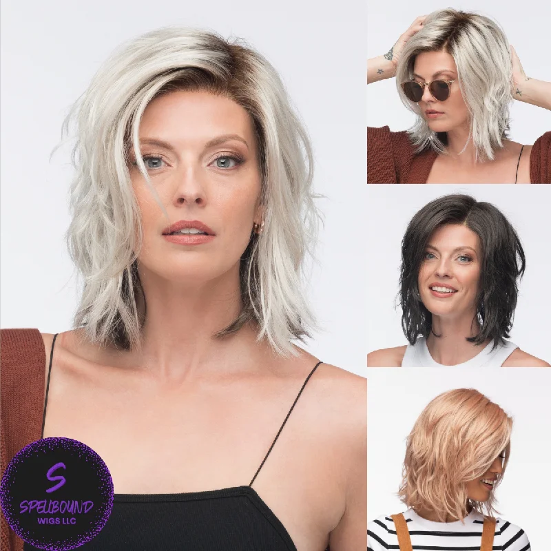 Long - length wig with a straight texture for a sleek and glamorous lookMellow - Naturalle Front Lace Line Collection by Estetica Designs