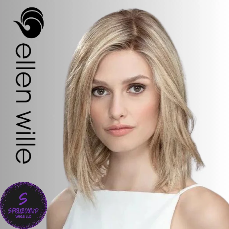 Long - length wig with a natural - looking root for a more realistic lookOrbit Remy Human Hair  - Top Power Collection by Ellen Wille