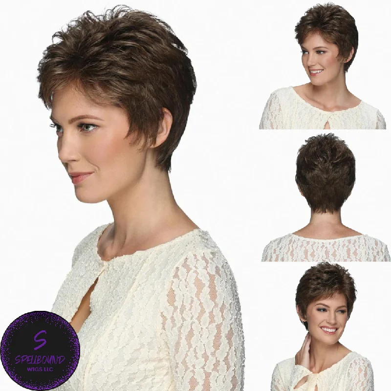 Long - length wig with a wispy fringe for a soft and feminine lookPetite Valerie - Naturalle Front Lace Line Collection by Estetica Designs