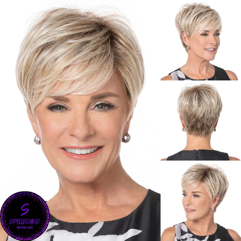 Long - length wig with a side - swept bang for a sophisticated lookPopular Pixie - Shadow Shade Wigs Collection by Toni Brattin