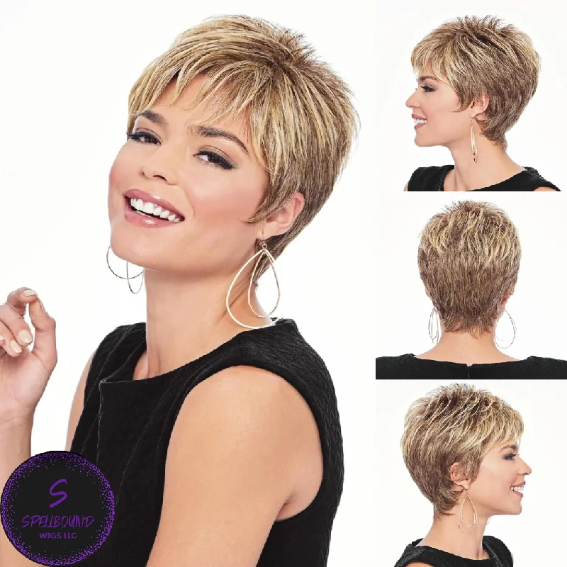 Long - length wig with a straight texture for a sleek and glamorous lookPretty Short Pixie - Fashion Wig Collection by Hairdo