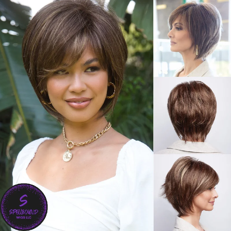 Long - length wig with a heat - resistant formula for easy styling at homeReese in Red Pepper - by Noriko ***CLEARANCE***