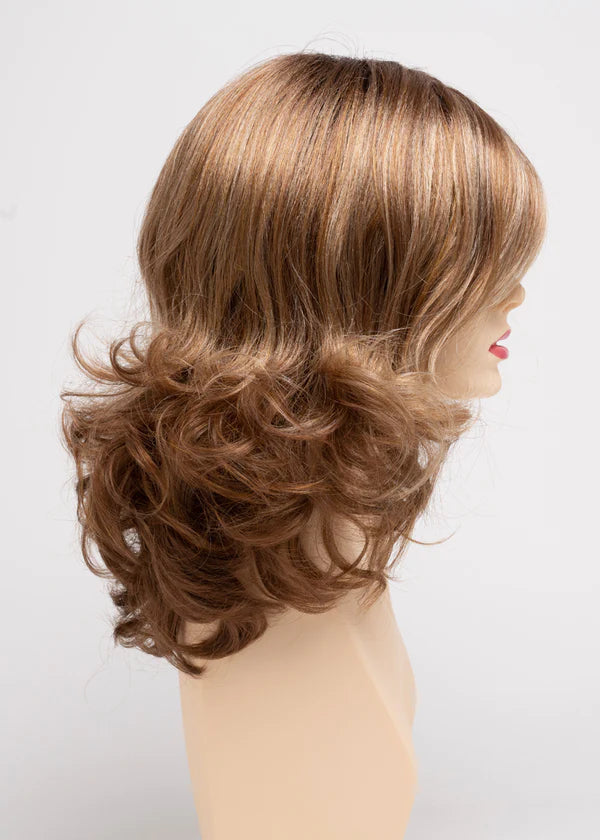 CREAMED COFFEE | Medium Brown roots and base with Cinnamon and Golden Blonde highlights