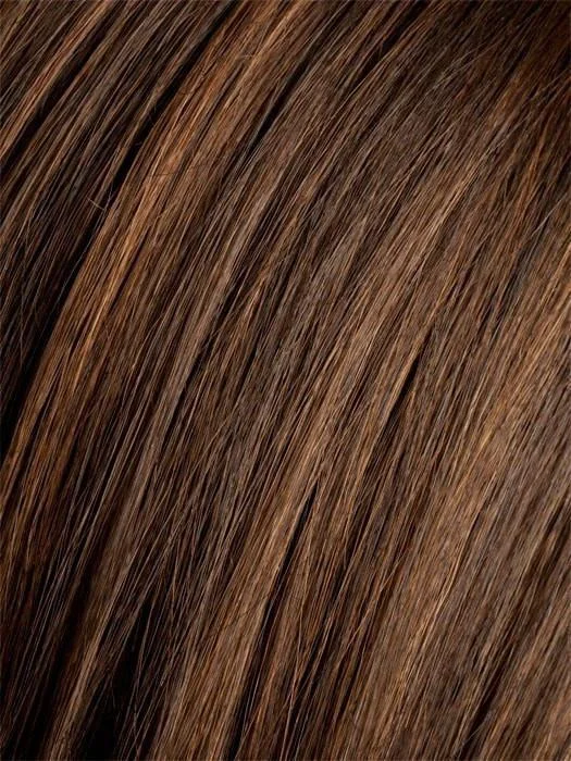 CHOCOLATE ROOTED | Medium to Dark Brown base with Light Reddish Brown highlights and Dark Roots