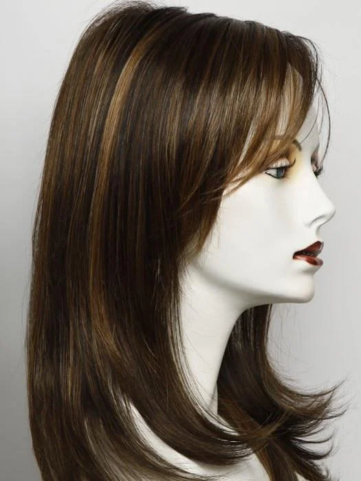 RL8/29SS SHADED HAZELNUT | Warm Medium Brown Evenly Blended with Ginger Blonde with Dark Roots