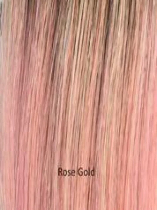 ROSE GOLD | Blonde w/ Pink Hues & Soft Brown Root