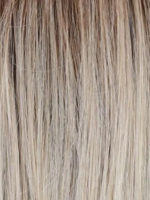 BOMBSHELL BLONDE | Blend of White, Pure Blonde & Satin Blonde w/ Brown Roots