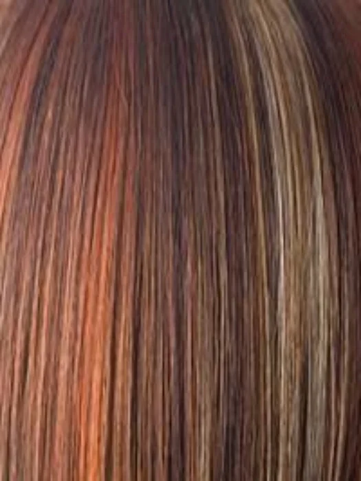 RAZBERRY ICE | Dark Auburn with Medium Auburn Base with Copper and Strawberry Blonde Highlights