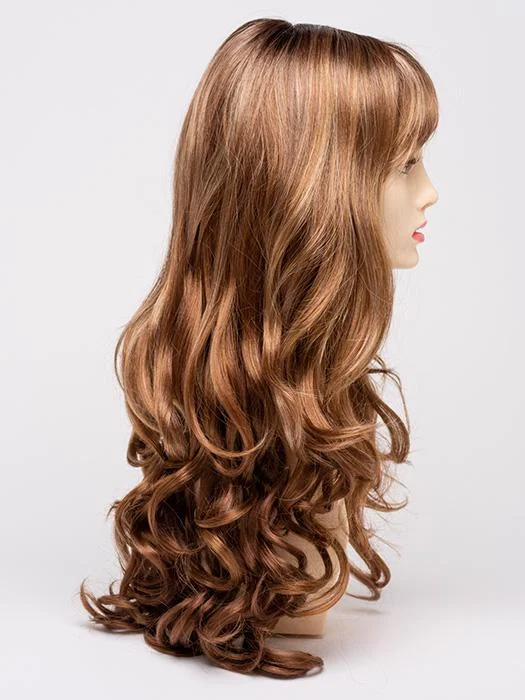 CREAMED COFFEE | Medium Brown roots and base with Cinnamon and Golden Blonde highlights