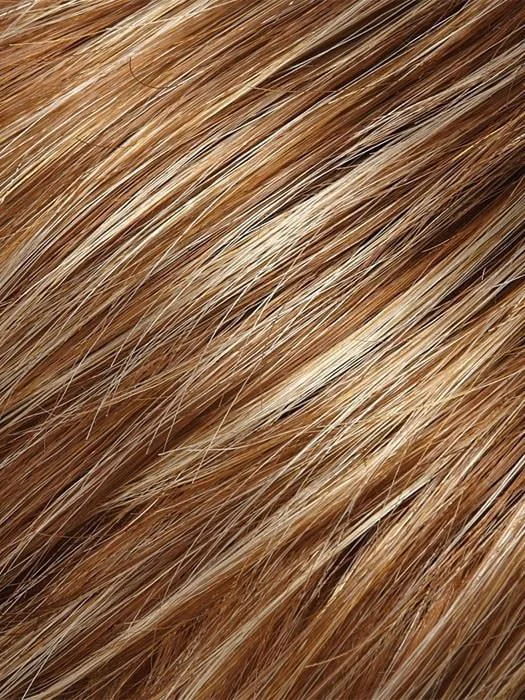 FS26/31 | Medium Red-Gold Brown and Light Gold Blonde Blend with Light Gold Blonde Bold Highlights