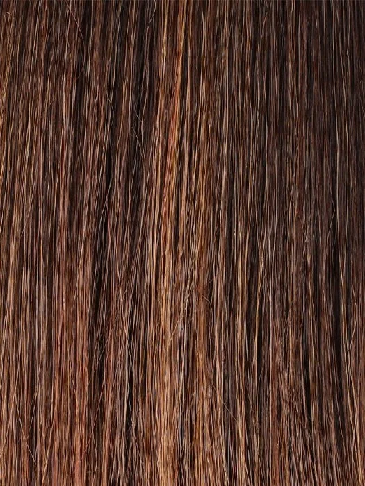 AUTUMN S6-30A27RO | Rich chestnut brown roots brighten to coppery and crisp auburn hues in this cascading colour