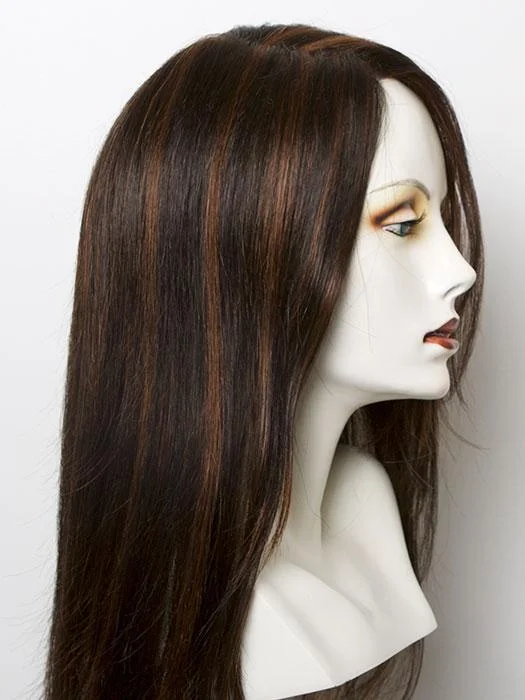 FS4/33/30A MIDNIGHT COCOA | Dark Brown - Medium Red - Medium Natural Red Blonde/Brown Blend with Bold Highlights