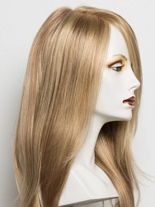 14/26 PRALINES N CREAM | Medium Natural Gold Brown and Light Red-Gold Blonde Blend with Pale Natural Blonde Highlights