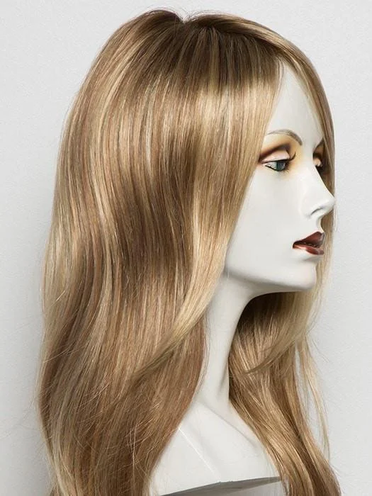 14/26S10 | Light Gold Blonde and Medium Red-Gold Blonde Blend shaded with Light Brown