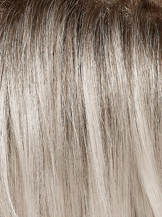 60S18 SLEET | Pure White shaded with Dark Natural Ash Blonde